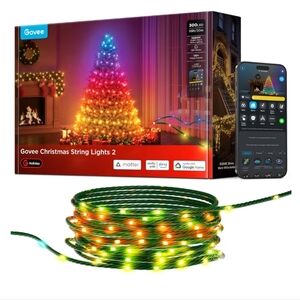 Govee Christmas String Lights 3 Multicolor LED Rope Lights 300 Led
